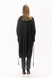 Cardigan-тренч  WANDA чорний AG-217-25113-Wanda_ЧОР фото 4