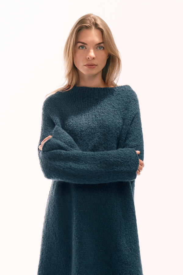 Сукня-джемпер TRAPморська хвиля AG-217-25505-Trap_М\ВОЛ фото